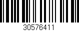 Código de barras (EAN, GTIN, SKU, ISBN): '30576411'