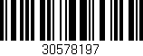Código de barras (EAN, GTIN, SKU, ISBN): '30578197'