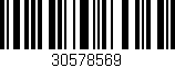 Código de barras (EAN, GTIN, SKU, ISBN): '30578569'