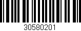 Código de barras (EAN, GTIN, SKU, ISBN): '30580201'