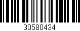 Código de barras (EAN, GTIN, SKU, ISBN): '30580434'