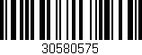 Código de barras (EAN, GTIN, SKU, ISBN): '30580575'