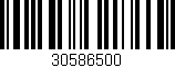 Código de barras (EAN, GTIN, SKU, ISBN): '30586500'