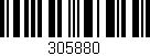Código de barras (EAN, GTIN, SKU, ISBN): '305880'