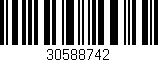 Código de barras (EAN, GTIN, SKU, ISBN): '30588742'