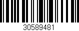 Código de barras (EAN, GTIN, SKU, ISBN): '30589481'