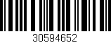 Código de barras (EAN, GTIN, SKU, ISBN): '30594652'