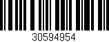 Código de barras (EAN, GTIN, SKU, ISBN): '30594954'