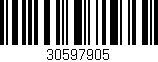 Código de barras (EAN, GTIN, SKU, ISBN): '30597905'