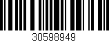 Código de barras (EAN, GTIN, SKU, ISBN): '30598949'