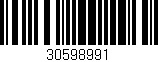 Código de barras (EAN, GTIN, SKU, ISBN): '30598991'