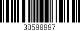 Código de barras (EAN, GTIN, SKU, ISBN): '30598997'