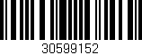 Código de barras (EAN, GTIN, SKU, ISBN): '30599152'