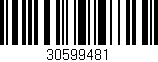Código de barras (EAN, GTIN, SKU, ISBN): '30599481'