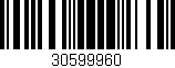 Código de barras (EAN, GTIN, SKU, ISBN): '30599960'