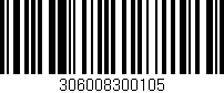 Código de barras (EAN, GTIN, SKU, ISBN): '306008300105'