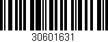 Código de barras (EAN, GTIN, SKU, ISBN): '30601631'