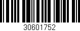 Código de barras (EAN, GTIN, SKU, ISBN): '30601752'