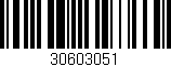 Código de barras (EAN, GTIN, SKU, ISBN): '30603051'
