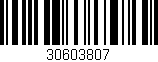 Código de barras (EAN, GTIN, SKU, ISBN): '30603807'