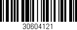 Código de barras (EAN, GTIN, SKU, ISBN): '30604121'