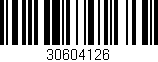 Código de barras (EAN, GTIN, SKU, ISBN): '30604126'
