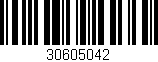 Código de barras (EAN, GTIN, SKU, ISBN): '30605042'