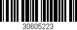 Código de barras (EAN, GTIN, SKU, ISBN): '30605223'