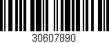 Código de barras (EAN, GTIN, SKU, ISBN): '30607890'