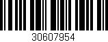 Código de barras (EAN, GTIN, SKU, ISBN): '30607954'
