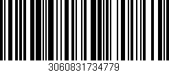 Código de barras (EAN, GTIN, SKU, ISBN): '3060831734779'