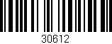 Código de barras (EAN, GTIN, SKU, ISBN): '30612'