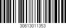 Código de barras (EAN, GTIN, SKU, ISBN): '30613011353'