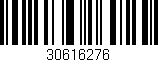 Código de barras (EAN, GTIN, SKU, ISBN): '30616276'