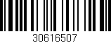 Código de barras (EAN, GTIN, SKU, ISBN): '30616507'