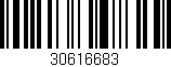 Código de barras (EAN, GTIN, SKU, ISBN): '30616683'