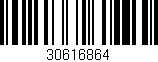 Código de barras (EAN, GTIN, SKU, ISBN): '30616864'