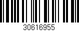 Código de barras (EAN, GTIN, SKU, ISBN): '30616955'