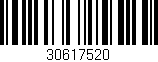 Código de barras (EAN, GTIN, SKU, ISBN): '30617520'
