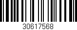 Código de barras (EAN, GTIN, SKU, ISBN): '30617568'