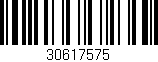 Código de barras (EAN, GTIN, SKU, ISBN): '30617575'
