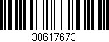 Código de barras (EAN, GTIN, SKU, ISBN): '30617673'