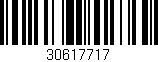 Código de barras (EAN, GTIN, SKU, ISBN): '30617717'
