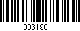 Código de barras (EAN, GTIN, SKU, ISBN): '30619011'