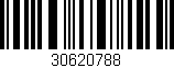 Código de barras (EAN, GTIN, SKU, ISBN): '30620788'