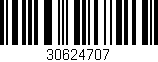 Código de barras (EAN, GTIN, SKU, ISBN): '30624707'