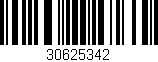 Código de barras (EAN, GTIN, SKU, ISBN): '30625342'