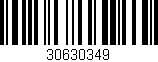 Código de barras (EAN, GTIN, SKU, ISBN): '30630349'