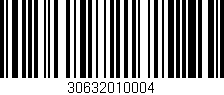 Código de barras (EAN, GTIN, SKU, ISBN): '30632010004'