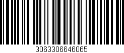 Código de barras (EAN, GTIN, SKU, ISBN): '3063306646065'